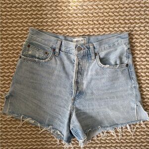 AGOLDE Women's Light Blue Denim Shorts ‘Dee’ size 27